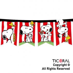 SNOOPY BANDERIN FELIZ CUMPLE